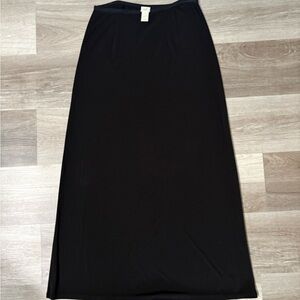 J.Jill Black Maxi Skirt - Women's Classic Long Skirt